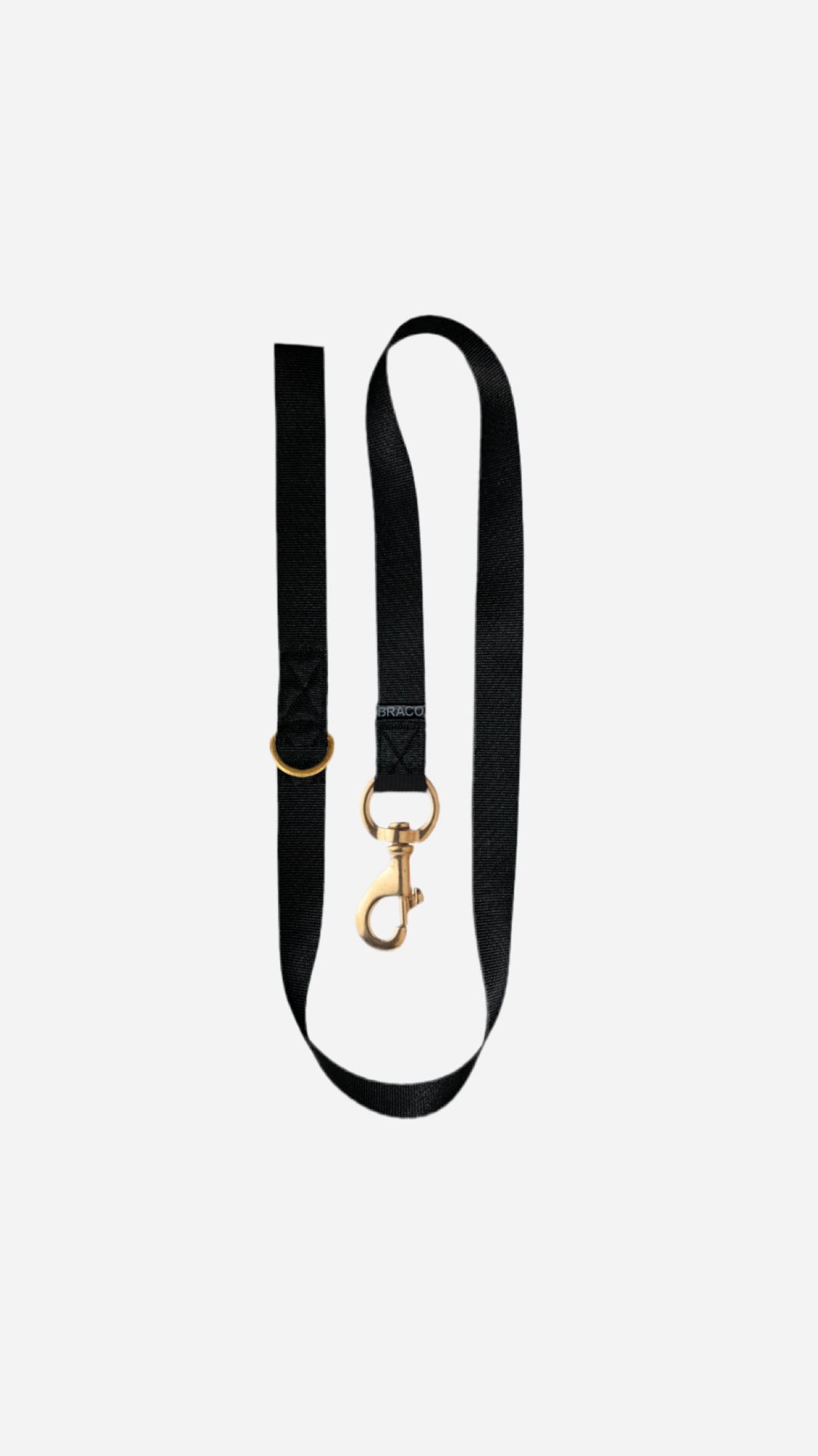 Correa para Perro Herrajes en Bronce Marca Braco