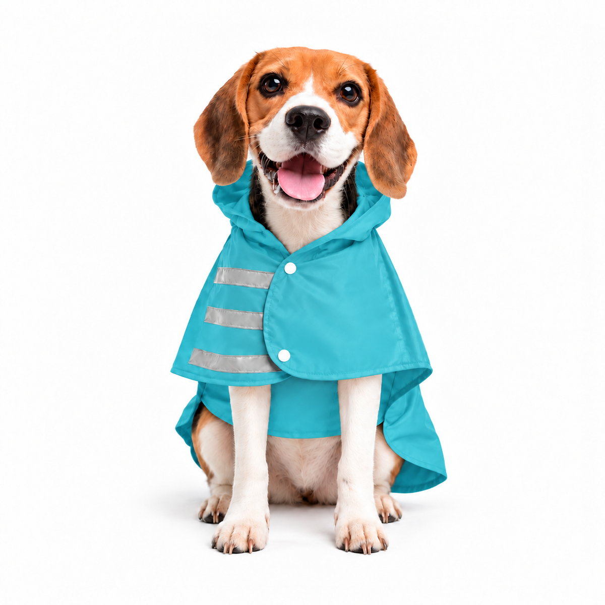 Capa de Lluvia Impermeable para Perro Talla 2XL Color Aguamarina