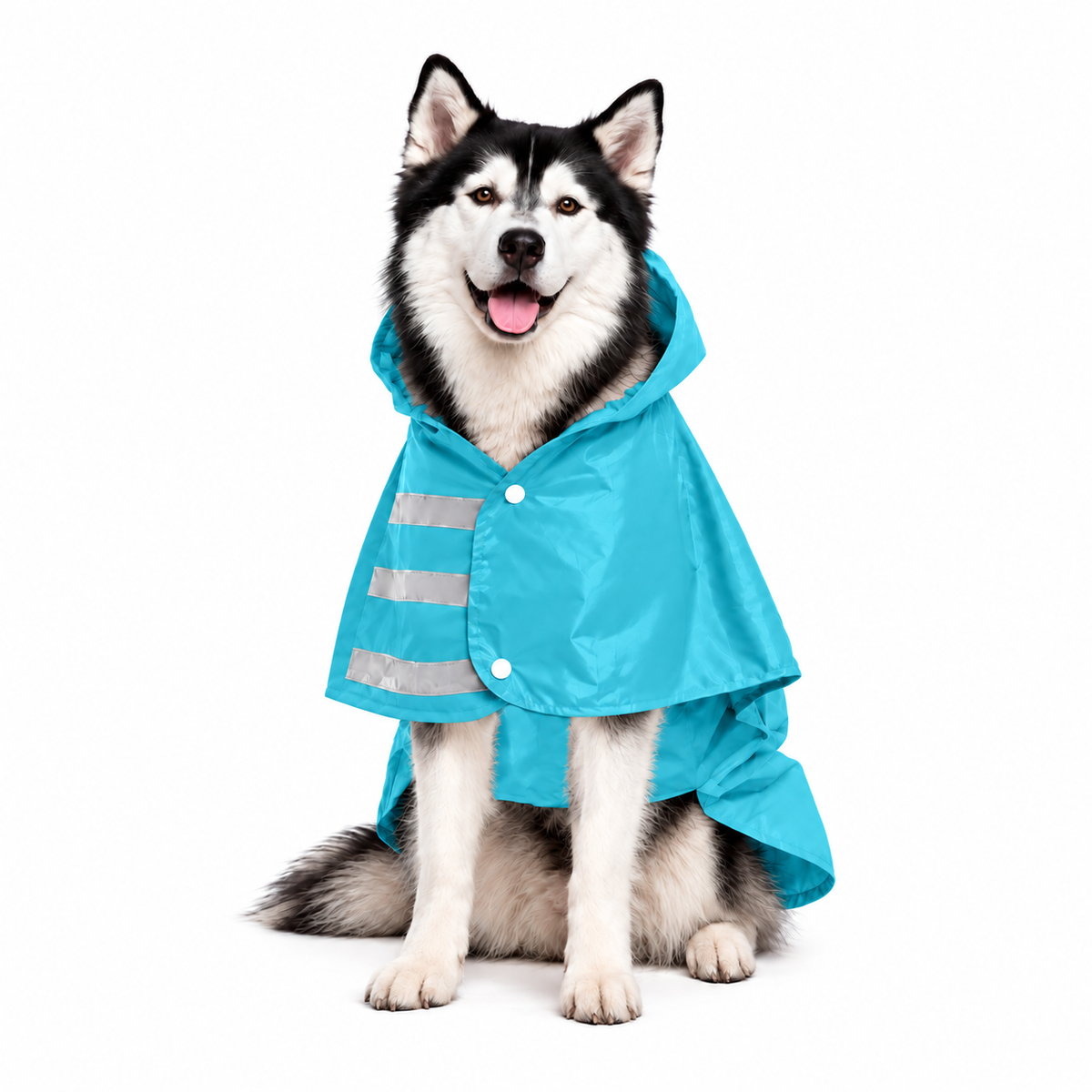 Capa de Lluvia Impermeable para Perro Talla 4XL Color Aguamarina