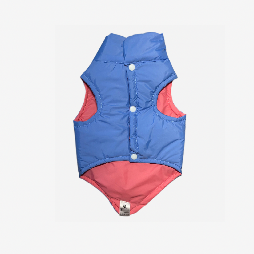 Chaleco para Perro                        Rosa con Azul Celeste, Colección Braco Kids, Marca Braco