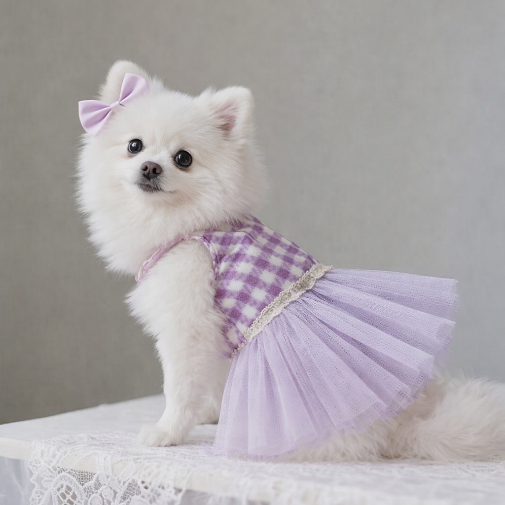 Vestido Lila para Perro Marca Braco (M)