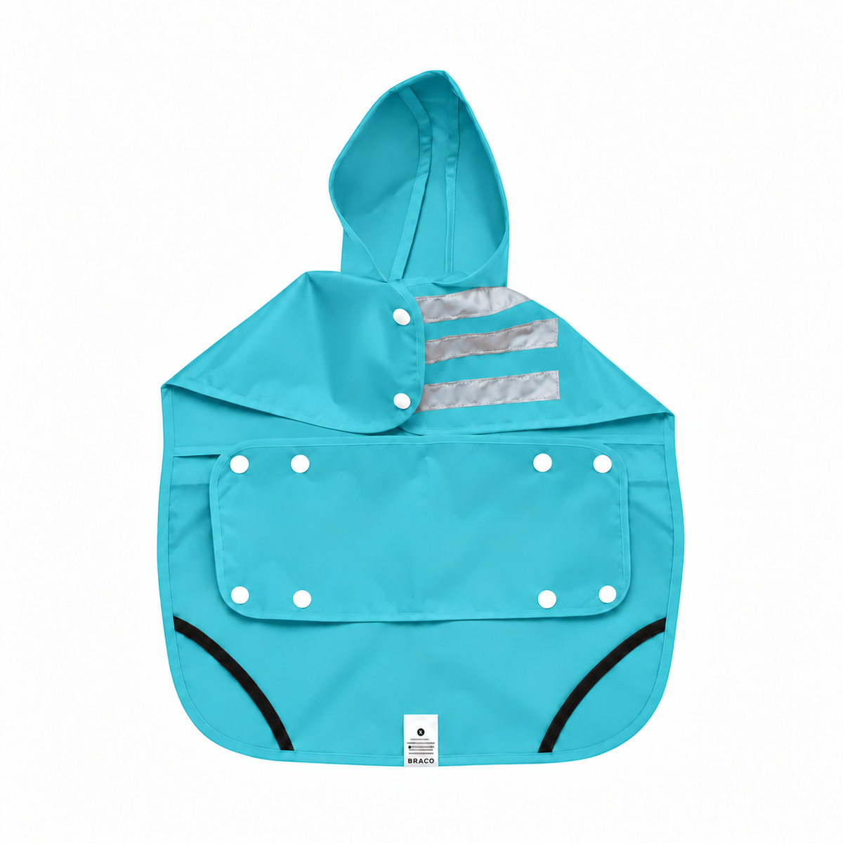 Capa de Lluvia Impermeable para Perro Talla 2XL Color Aguamarina