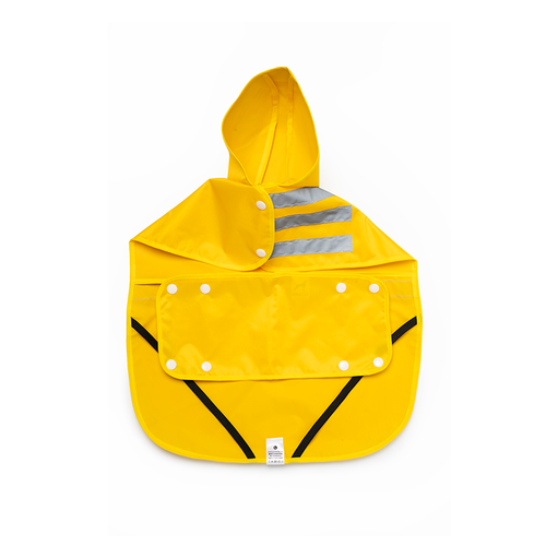 Capa para la Lluvia impermeable para Perro Amarilla Marca Braco