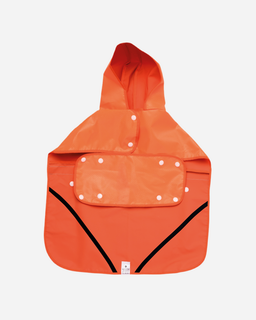 Capa impermeable para Perro Anaranjada, capa para la lluvia Perro Marca Braco