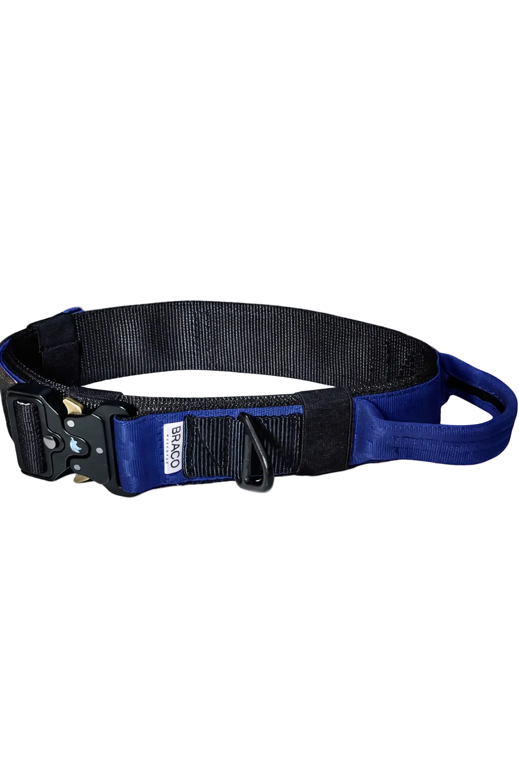 Collar Táctico de Identificación para Perro Color Azul Marino, C. Gladiador, Marca Braco