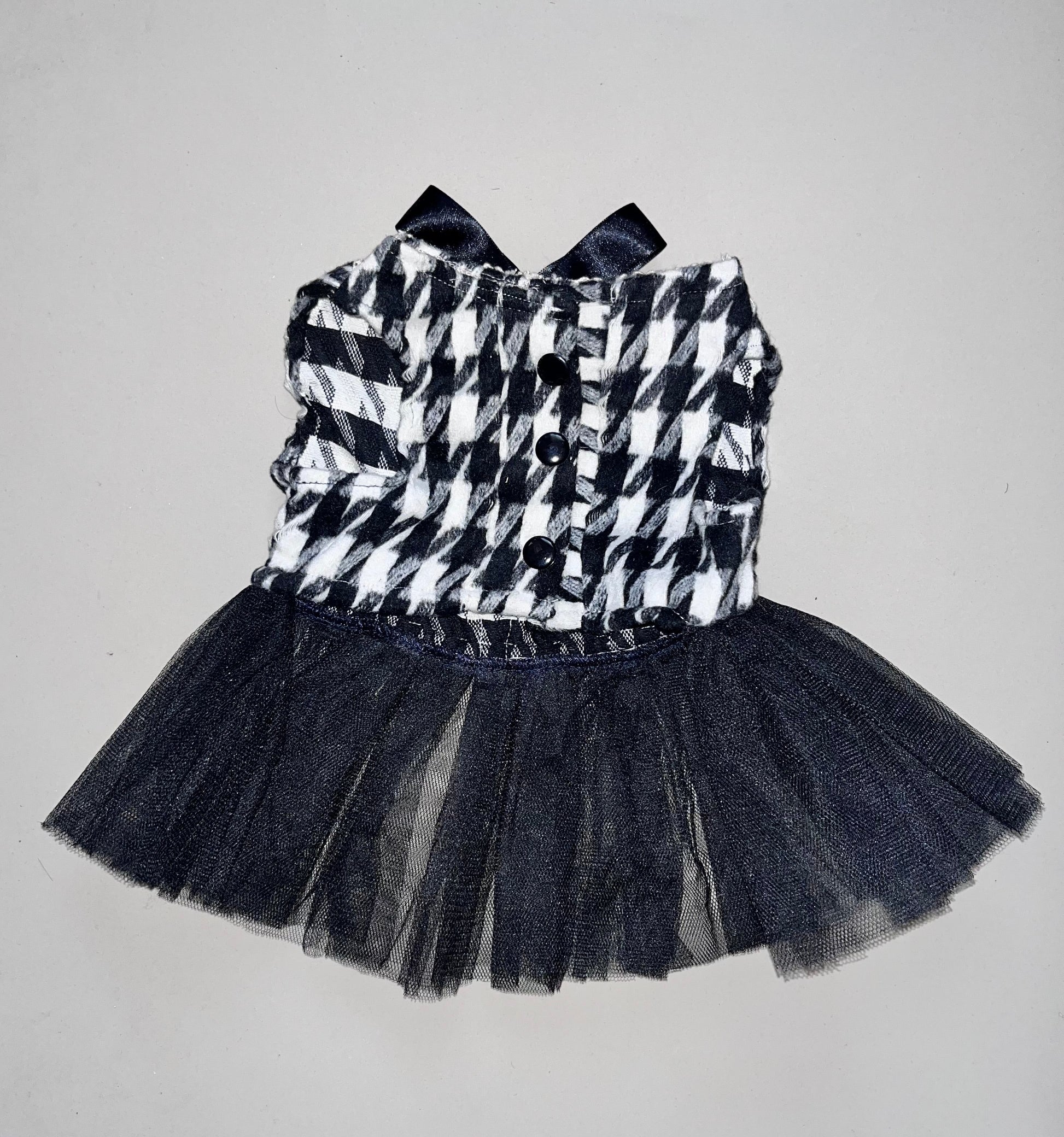 Vestido negro con blanco para Perro Marca Braco (S)