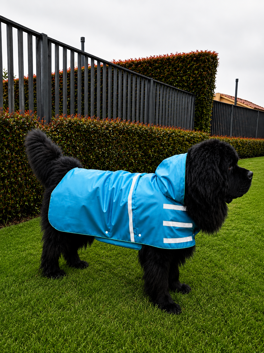 Capa de Lluvia Impermeable para Perro Talla 7XL Color Fucsia
