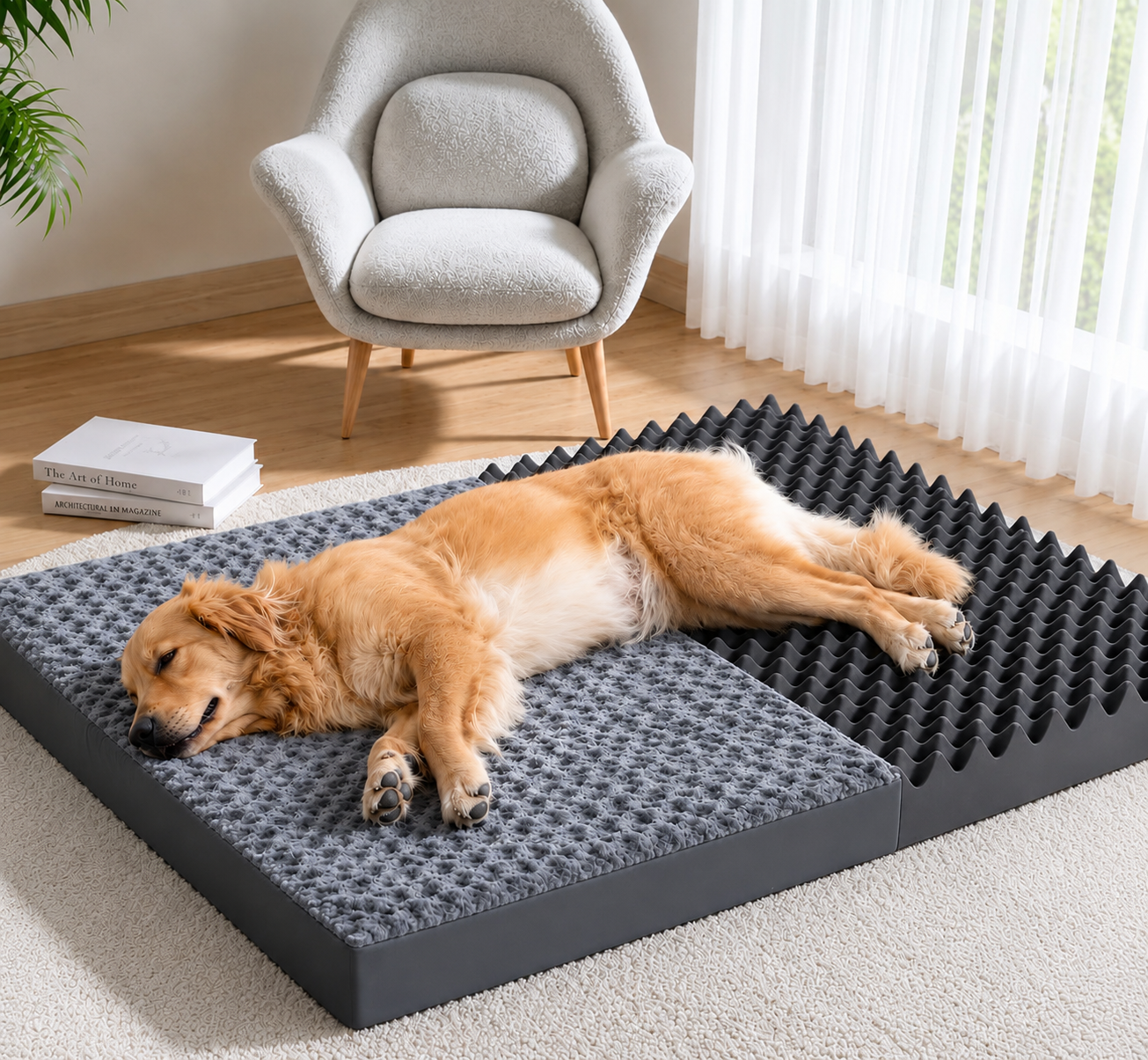 Cama Ortopédica para Perro Marca Braco (120 X 100 X 10 cm)