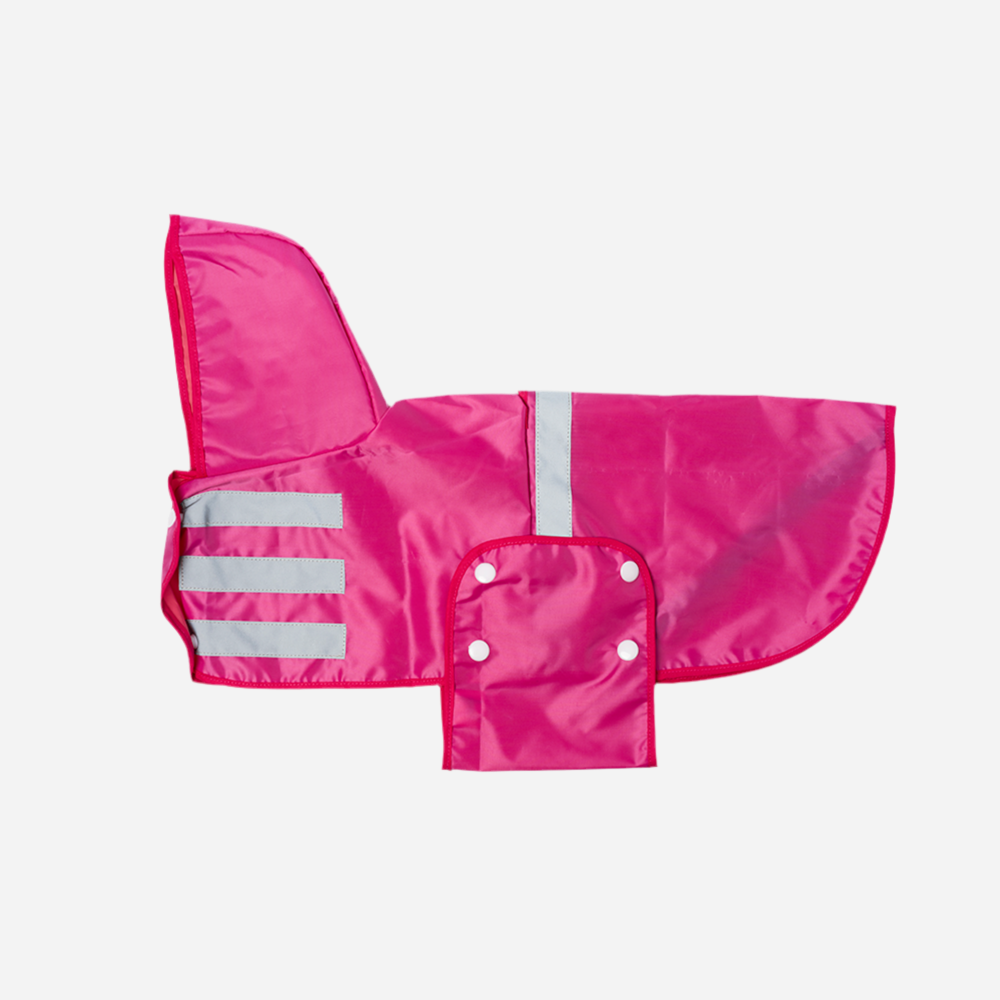 Capa impermeable para Perro Fuscia, capa para la lluvia Perro Marca Braco