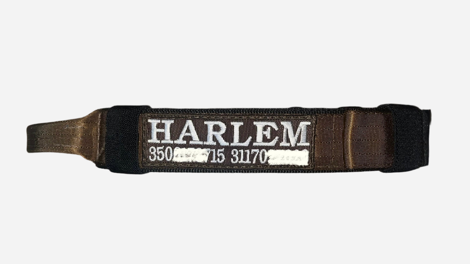 Collar Táctico de Identificación  para Perro Color Café, C. Gladiador, Marca Braco
