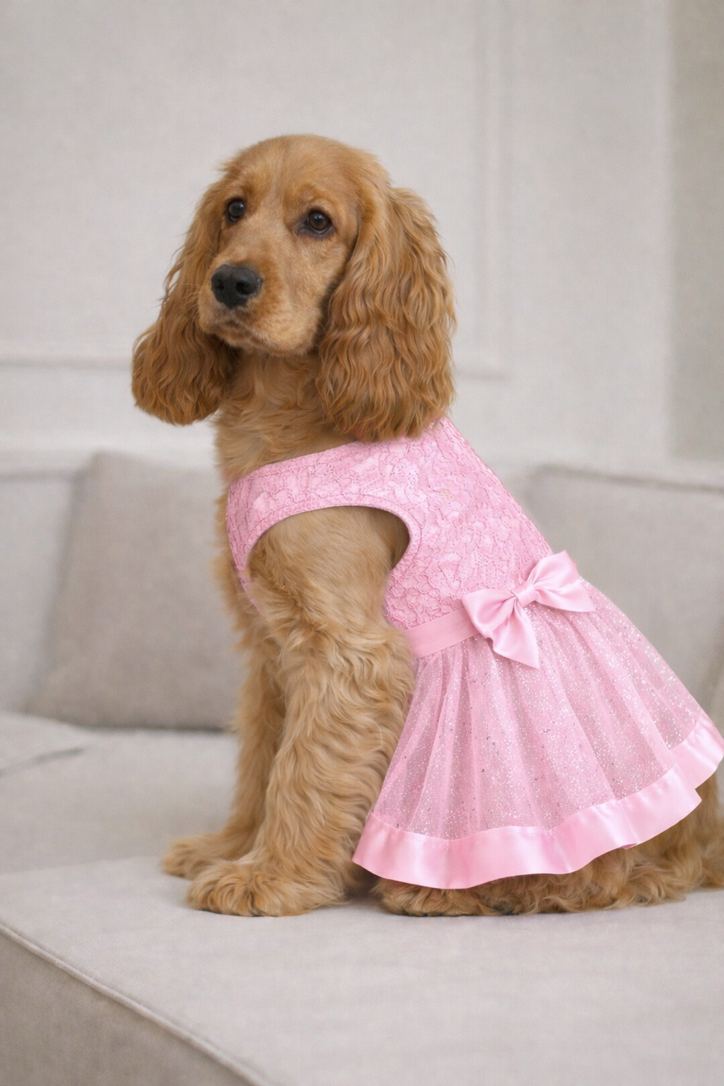 Vestido Rosado para Perro Marca Braco (L)