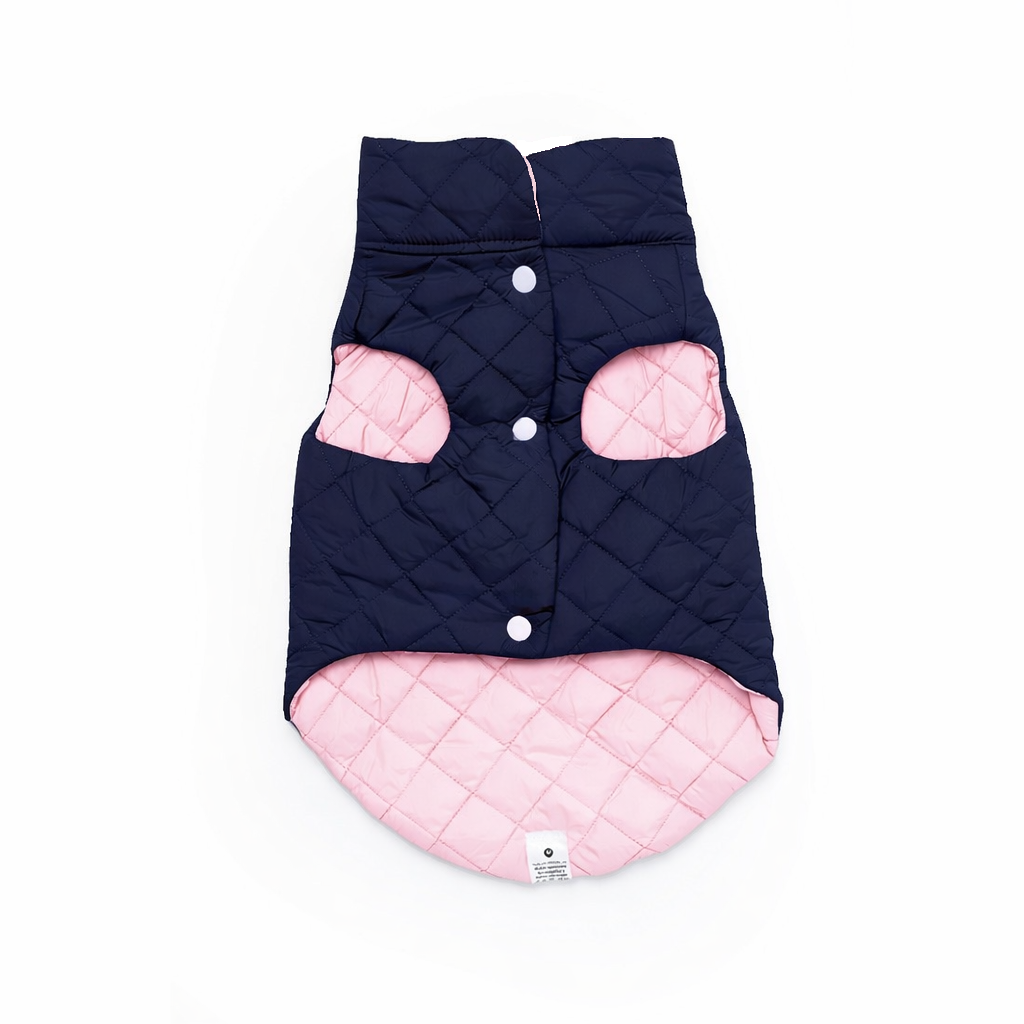 Chaleco para Perro Rosado con Azul Marino, Marca Braco