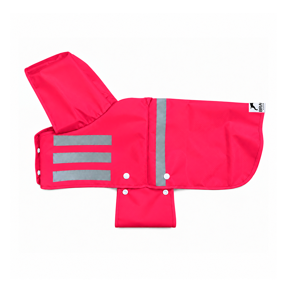 Capa de Lluvia Impermeable para Perro Talla 2XL Color Fucsia