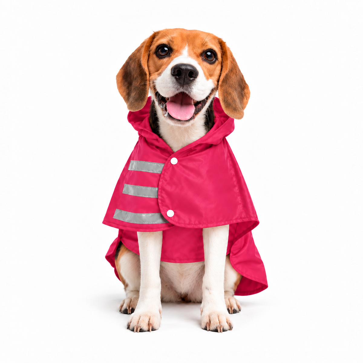 Capa de Lluvia Impermeable para Perro Talla 2XL Color Fucsia