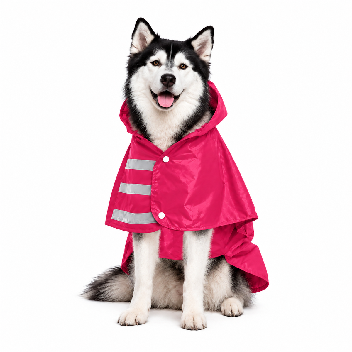 Capa de Lluvia Impermeable para Perro Talla 4XL Color Fucsia