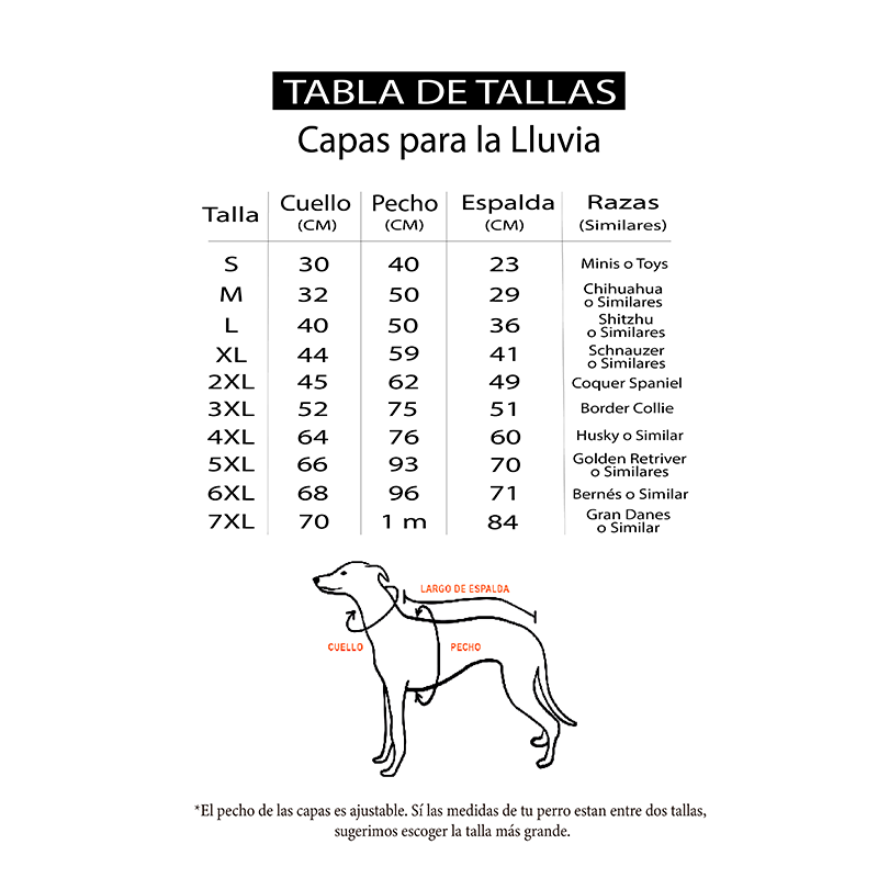 Capa impermeable para Perro Amarilla Marca Braco